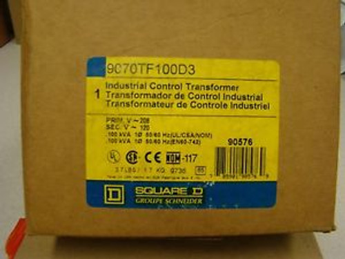 Square D 9070-TF100D3 Transformer