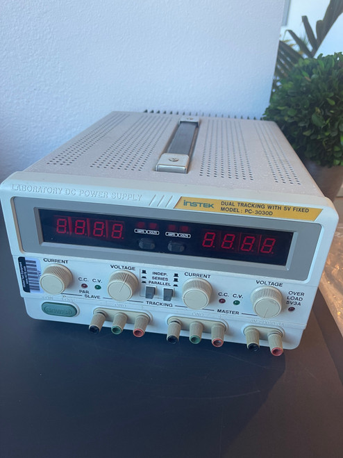 GW Instek GPC-3030D Lab Power Supply Dual tracking with 5V fixed