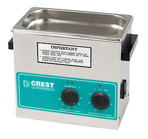 NEW CREST CP230HT 0.75 Gal Ultrasonic Cleaner, Heat+Timer+Cover 9.5x5.25x4
