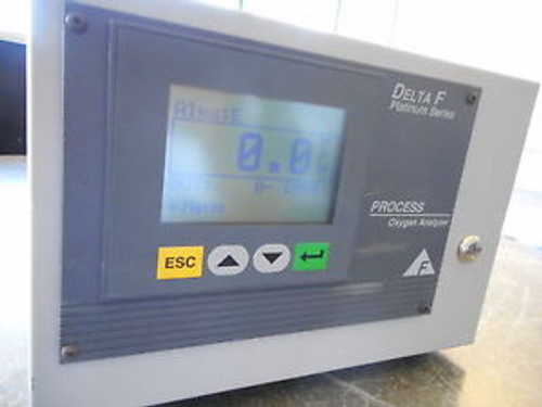 Delta F FAH1000S 310 Process Oxygen Analyzer 310-H01000-S-SL-110, RANGE 0-1000pp