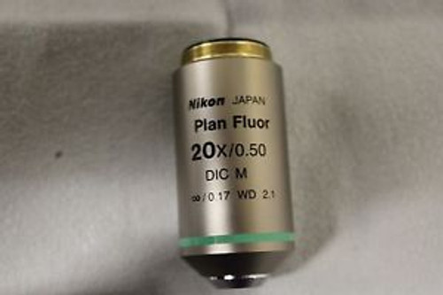 Nikon CFI Plan Fluor 20X/0.50 DIC M [infinity]/0.17 WD 2.1 Objective MRH00201