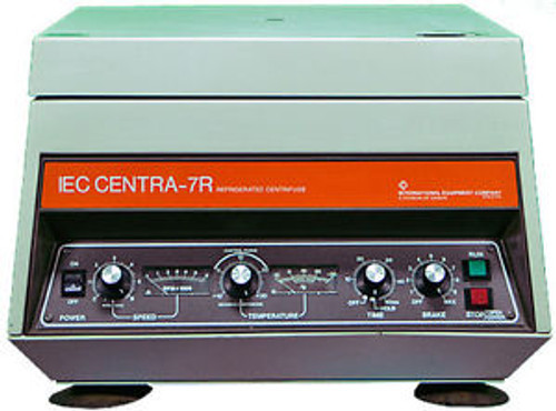 IEC Centra-7R Refrigerated Centrifuge with IEC 31A Rotor Working