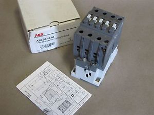 ABB AC Non-Reversing IEC Contactor A30-30-10-84 3-P 120VAC 34A