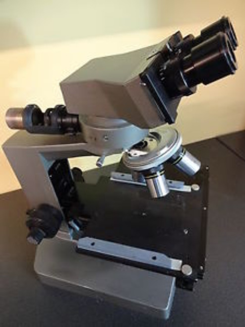 OLYMPUS BHM METALLURGICAL REFLECTIVE INSPECTION MICROSCOPE BF DF NEO OBJECTIVES