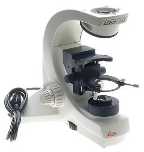 COMPLETE STAND BASE ELECTRICS CONDENSER LEICA DMLS CLEAN LABORATORY MICROSCOPE