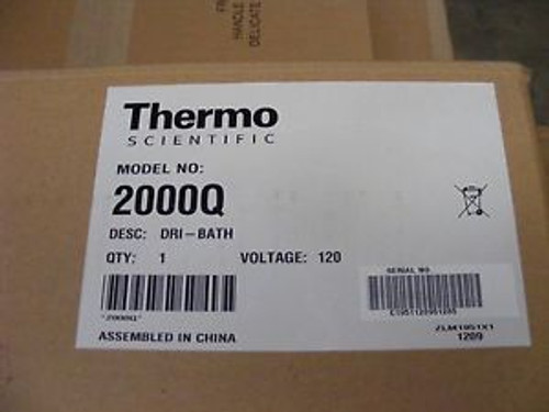 Thermo Scientific Barnstead 1 Multi-Block LED Heater 2000Q 120V, 50/60Hz, 0.83A,