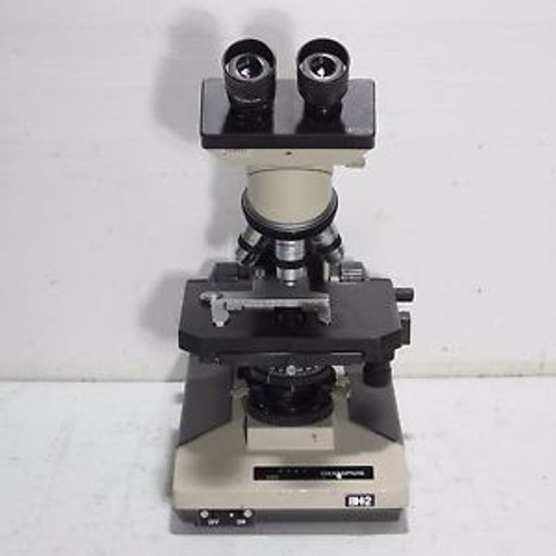 OLYMPUS BH2 BINOCULAR MICROSCOPE W/ 20X, 40X, 100X OBJECTIVES & 10X EYEPIECES