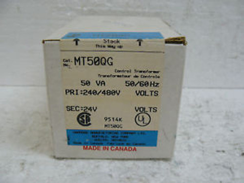 New HAMMOND MT50QG CONTROL TRANSFORMER 50VA PRI 240/480