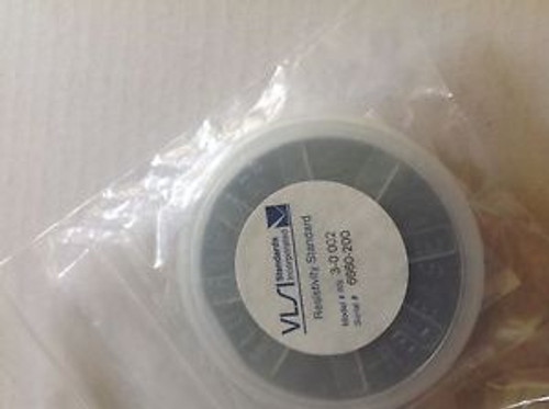 VLSI RESISTIVITY STANDARD SILICON WAFER Model # RS 3-0.002 Serial # 6660-200