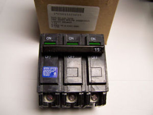 NIB GE CIRCUIT BREAKER 3P 15A THHQB32015    ZE-17