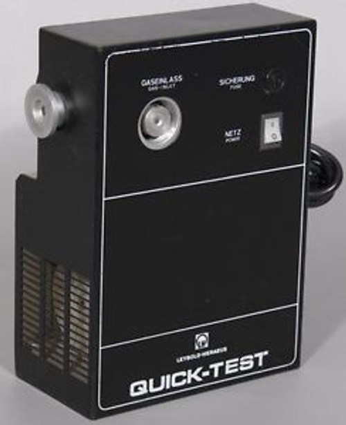 Leybold Heraeus Quick-Test 89600-2 Sniffer 89600B2 Ultratest F/M/M2/UL 400/500