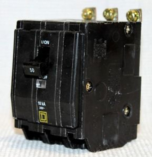 Square D 3-Pole 50-Amp QOB Circuit Breaker QOB350 Screw Attach