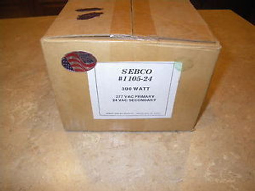 Sebco 300-watt 24v Magnetic Low VoltaGE Lighting Transformer  277 VAC 1105-24