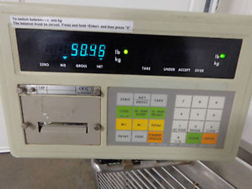 AND Weighing AD-4322A MKII Weighing Indicator w/Printer and scale