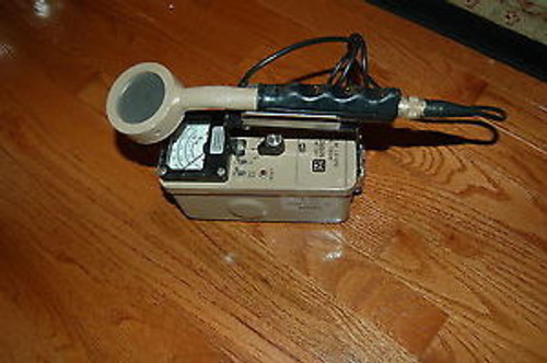 Ludlum  3 survey meter geiger counter radiometer 44-9 pancake probe