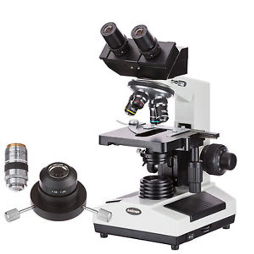 Darkfield Binocular Biological Compound Microscope 40X-2000X