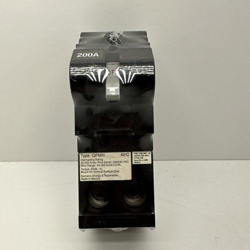 SIEMENS/MURRAY QPMH2200 / MP2200H, 200A, 240V, 22K AIC