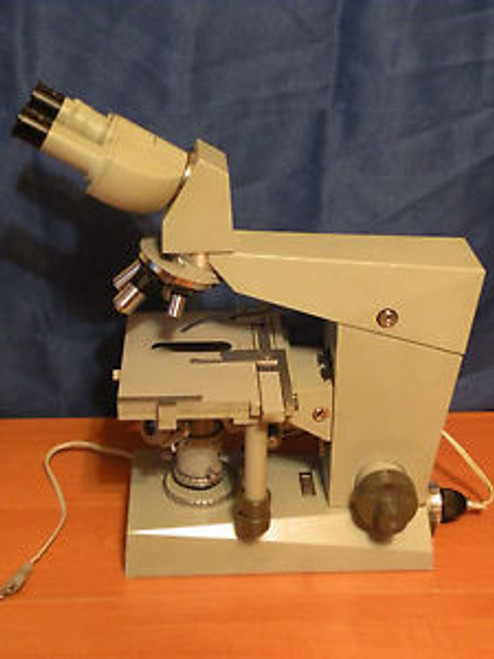 ZEISS JENA AMPLIVAL Microscope, PLAN Objective, Pancratic, Darkfield Condenser
