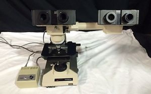 Olympus BH-2 BHTU Dual Binocular Teaching Microscope