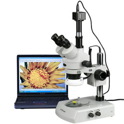 3.5X-90X LED Trinocular Zoom Stereo Microscope + 3MP Digital Camera