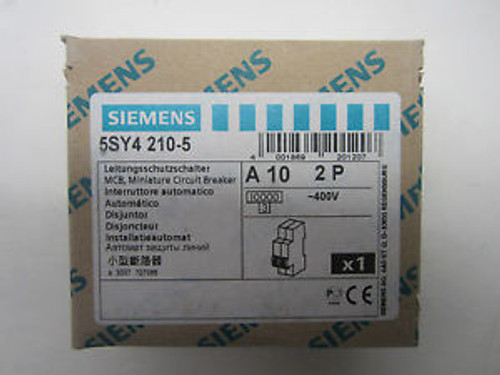 New Siemens 5SY4-210-5 Circuit Breaker 5SY42105