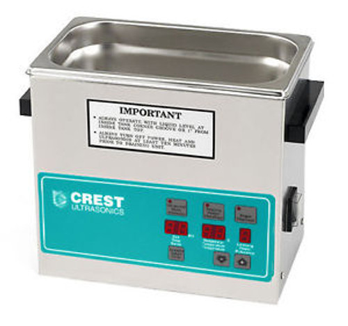 Crest 0.75Gal. Digital Benchtop Ultrasonic Cleaner w/Heater and Timer, CP230D