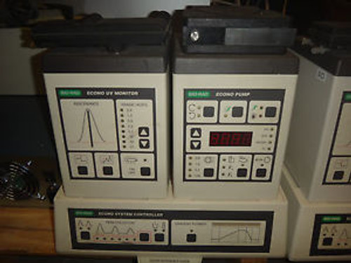 Bio-Rad Econo HPLC System ES1 Controller, EP1 Pump, & EM1 uv Monitor