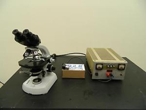 Carl Zeiss Microscope 4319746 Atlantex and Zieler Instrument w/ Power Supply
