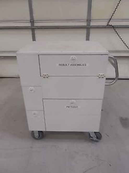 CUSTOM POLYPROPYLENE CLEAN ROOM UTILITY CART