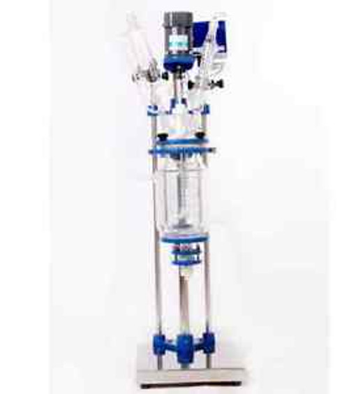 5L Chemical lab Jacketed Glass Reactor Vessel 110V or 220V Digital Display