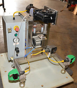 Automatic Capper Swaging Machine for 1/4 Metal Tubing Minarik RK Electronics