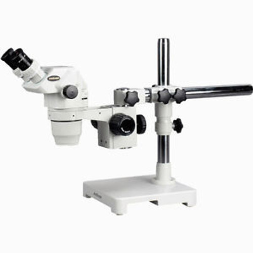 AmScope ZM-3BY 6.7X-90X Ultimate Zoom Microscope with Single-Arm Boom Stand