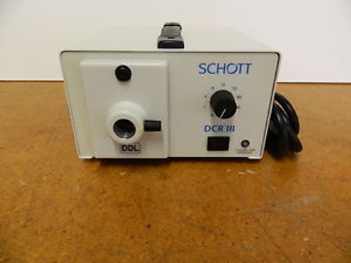 Schott Moritex DCR III Light Source A20800.2 DDL Lamp