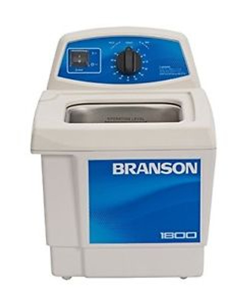 Bransonic M1800H Ultrasonic Cleaner .5 Gal Mechanical Timer & Heater 5 1/2L ...