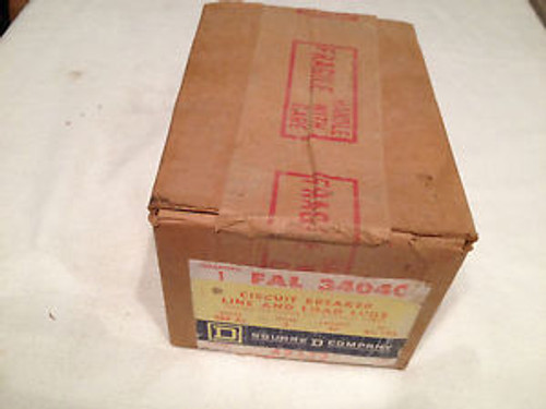 NIB  SQUARE D FAL34040 Circuit Breaker 3P 40A 480V