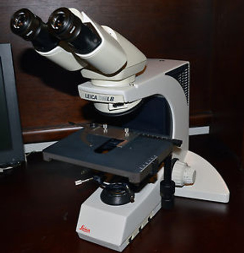 Leica DMLB Binocular Microscope Body   Clean and Ready to Equip