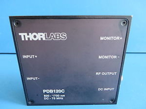 Thorlabs PDB120C Photodetector 800-1700nm DC 75MHz