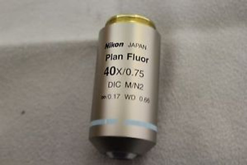 Nikon CFI Plan Fluor 40X/0.75 DIC M/N2 [infinity]/0.17 WD 0.66 Objective