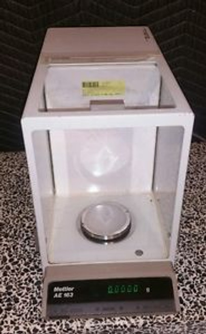 Mettler AE163 Analytical Balance d=.0001g Max=160g Working Great