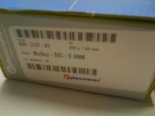 New Phenomenex BioSep SEC-S4000 500A LC Column 300 x 7.8 mm