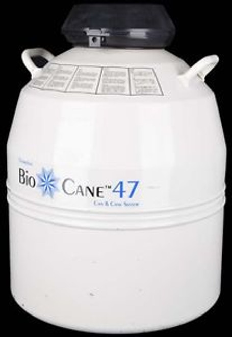 Thermolyne Bio-Cane 47 Liquid Nitrogen Cryogenic Storage Tank Can/Cane System