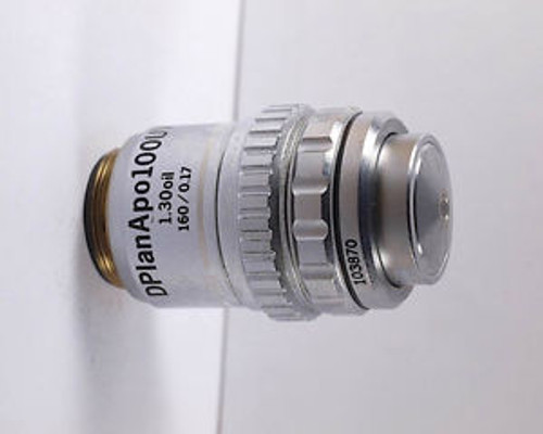 Olympus DPlanAPO 100x UV Oil Iris Microscope Objective 160mm TL