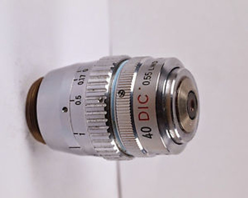 NIKON LWD 40x /0.55 DIC 160mm TL Microscope Objective w/ Collar
