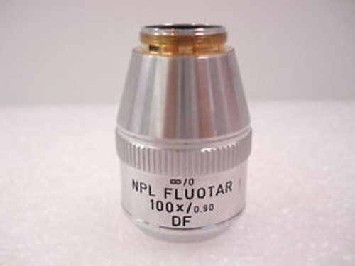 Leitz Wetzlar NPL Fluotar 100x DF Microscope Objective