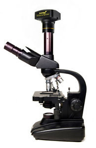 Levenhuk D670T 5.1M Digital Trinocular Microscope 40-2000x 5Mpx + kit 40029