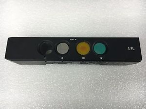 Zeiss Axiovert Microscope Fluorescence Cube Filter Slider 4 FL 446425