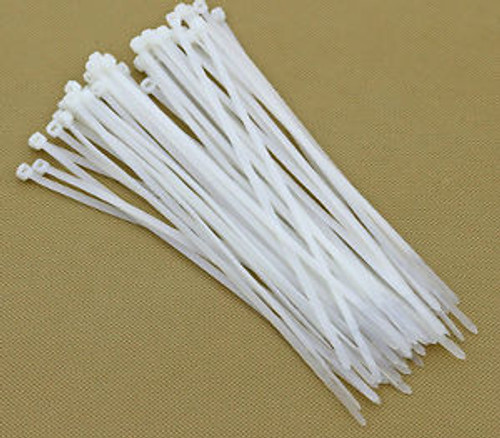 500Pcs White Nylon Cable Wire Ties 4.8Mm430Mm 50 Lbs