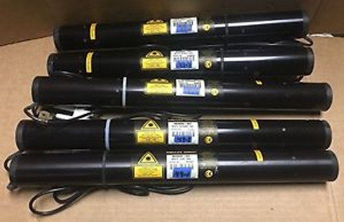 LOT OF 5 MELLES GRIOT HeNe LASER HEADS 17 HELIUM NEON UNIPHASE