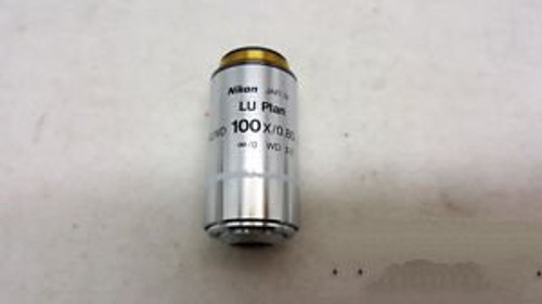 [Nikon] LU Plan ELWD 100x / 0.80 ?/0 WD 3.5 Nikon Lens EMS/UPS Fast Shipping