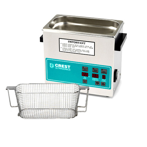 Crest CP230D Ultrasonic Cleaner with Mesh Basket-Digital Heat & Timer